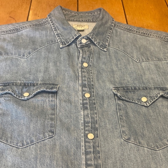 Denim Button-Up Shirt - Picture 1 of 16